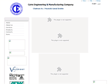 Tablet Screenshot of cairoengineering.com.eg